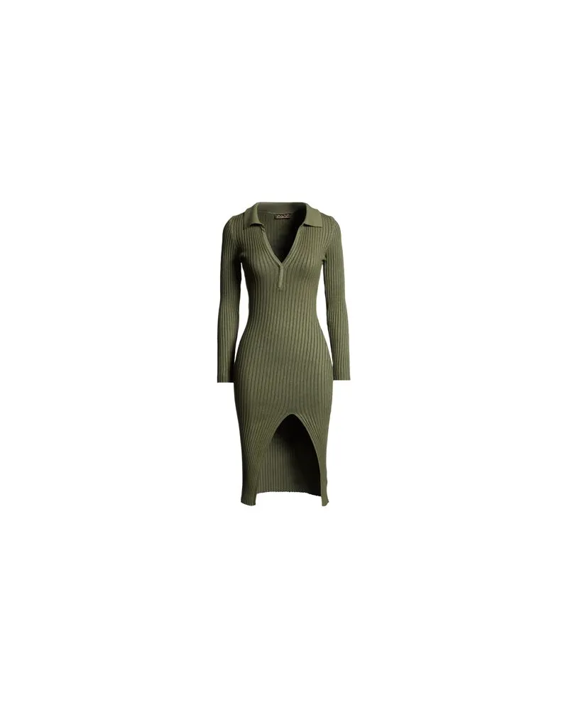 Alviero Martini KLEIDER - Midi-Kleiderauf YOOX.COM Militärgrün