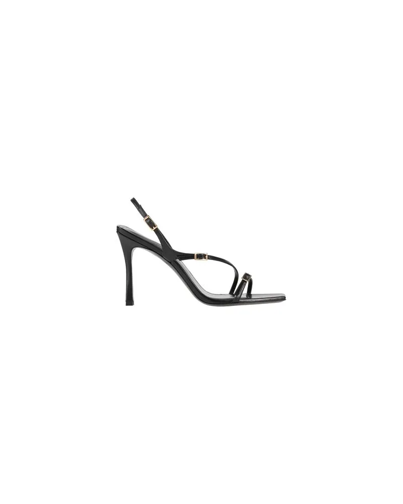 Cesare Paciotti SCHUHE - Sandalenauf YOOX.COM Schwarz