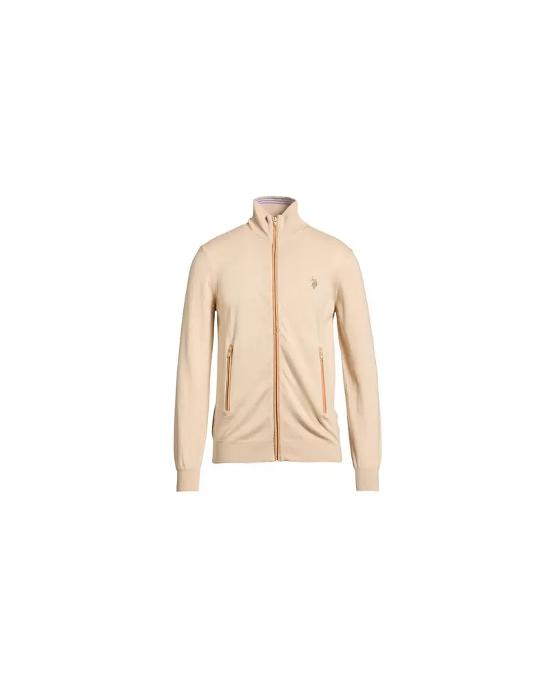U.S. Polo Assn.  STRICKWAREN - Strickjackenauf YOOX.COM Beige