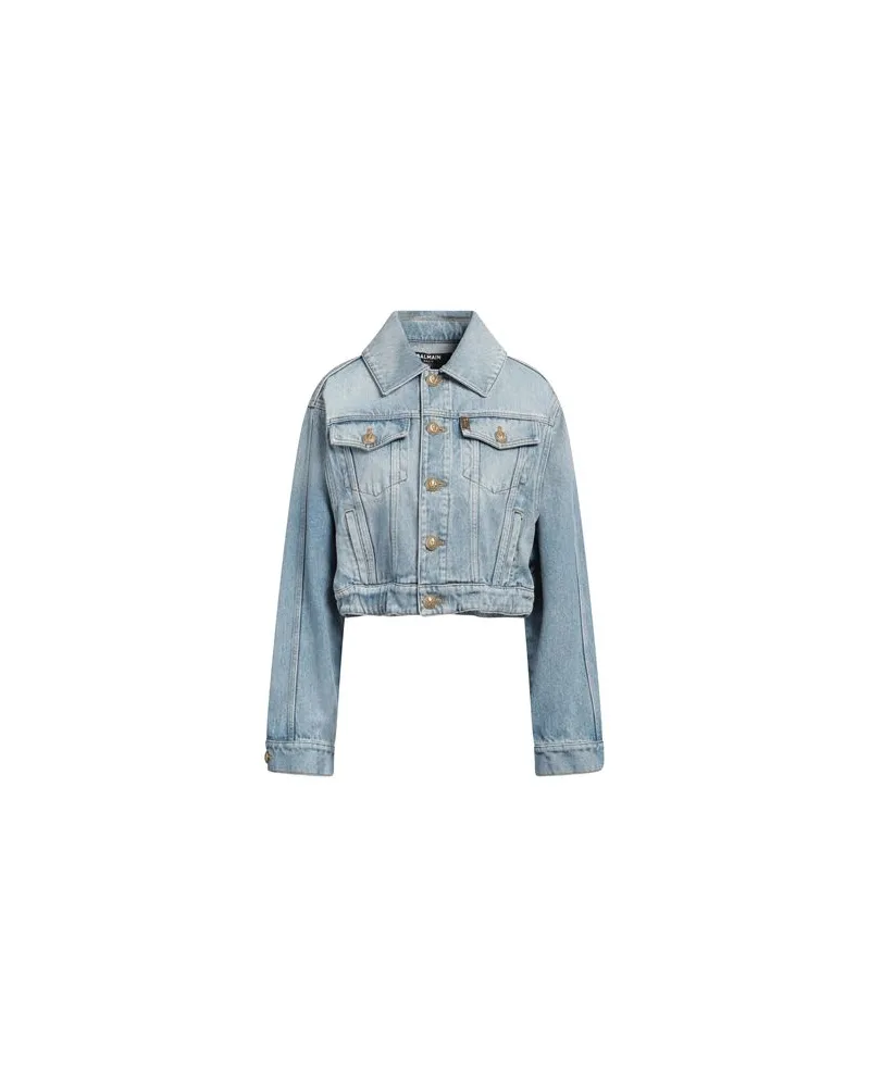 Balmain JACKEN & MÄNTEL - Jeansjacken/Mäntelauf YOOX.COM Blau