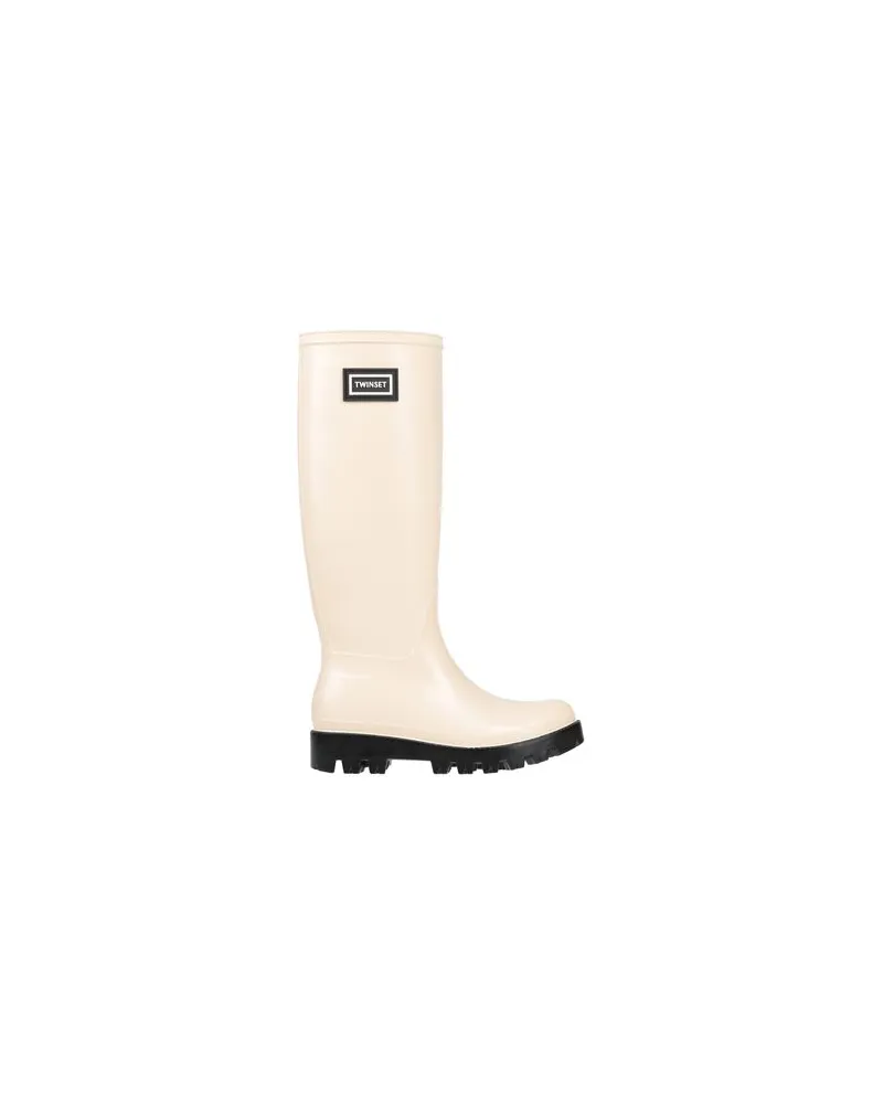 Twin-Set SCHUHE - Stiefelauf YOOX.COM Cremeweiß