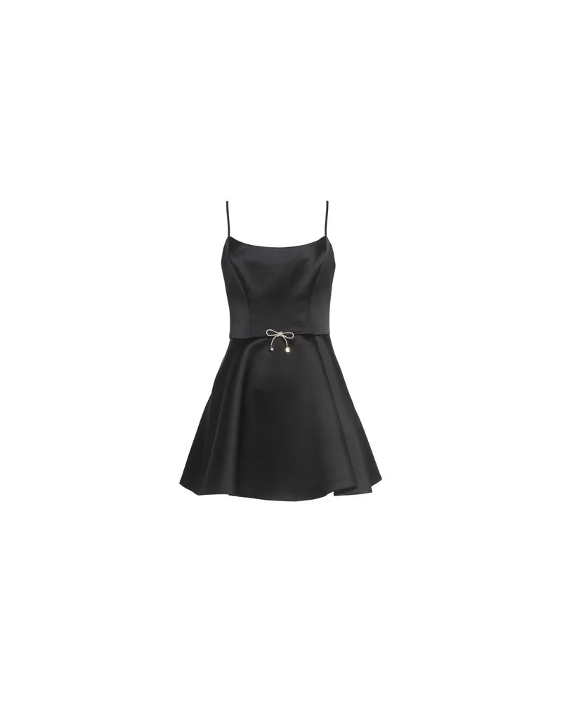 Elisabetta Franchi KLEIDER - Mini-Kleiderauf YOOX.COM Schwarz