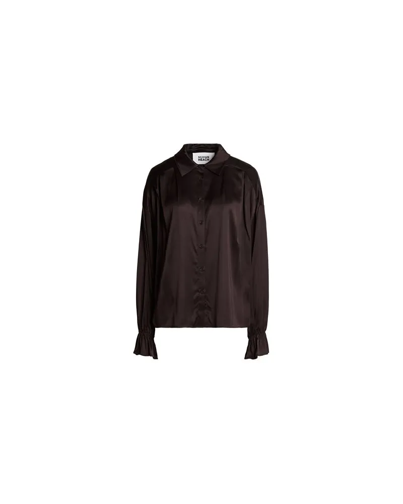 Silvian Heach TOPS - Hemdenauf YOOX.COM Dunkelbraun