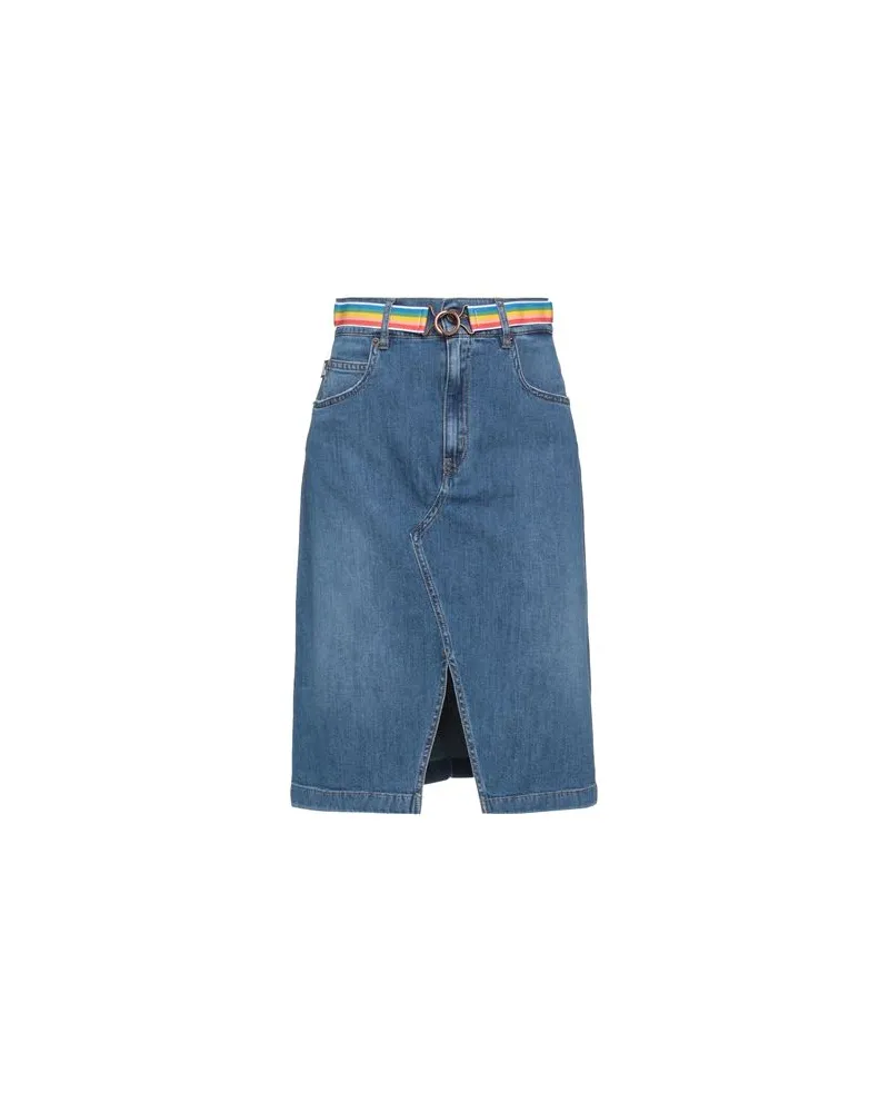 Moschino HOSEN & RÖCKE - Jeansröckeauf YOOX.COM Blau