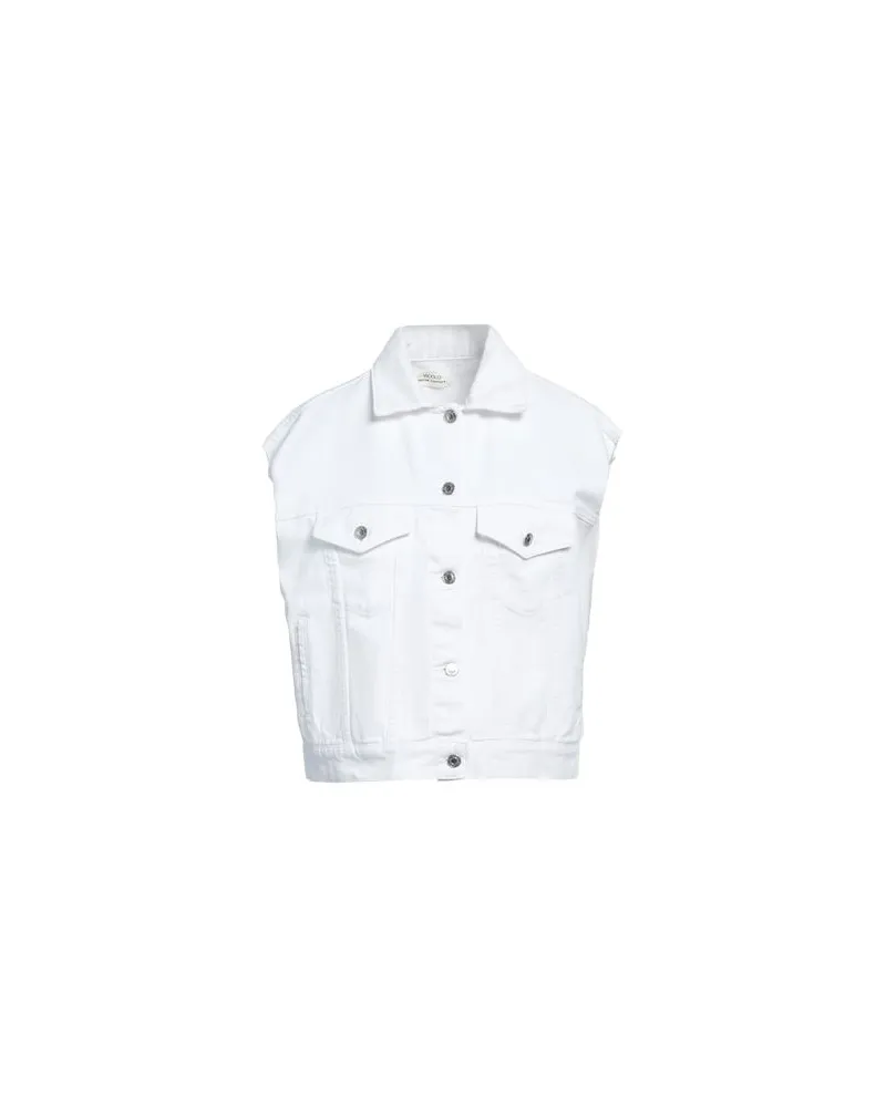 VICOLO DENIM COUTURE - JACKEN & MÄNTEL - Jeansjacken/Mäntelauf YOOX.COM Weiß