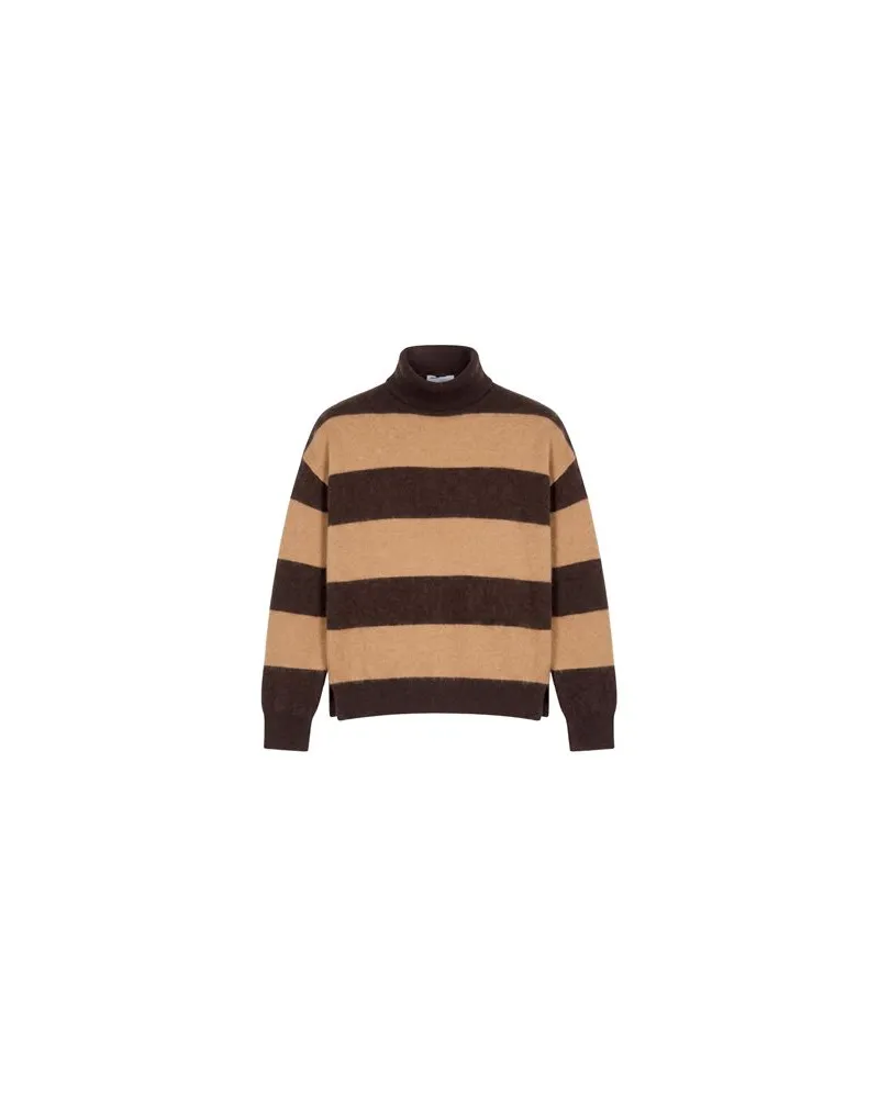 Majestic STRICKWAREN - Rollkragenpulloverauf YOOX.COM Hellbraun