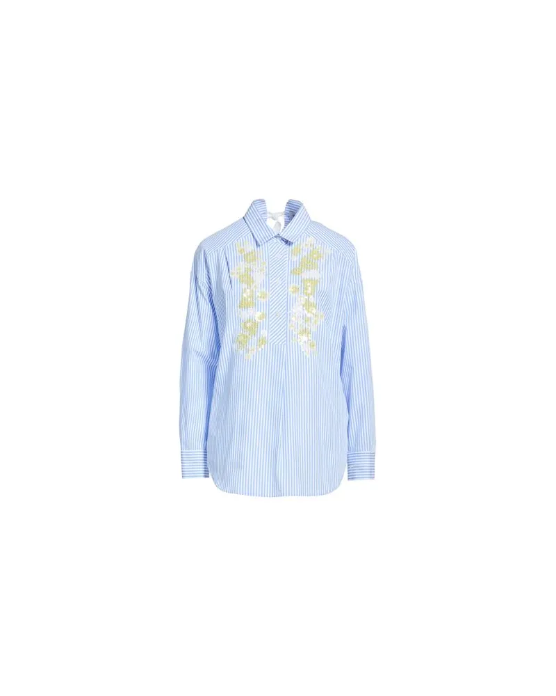 Ermanno Scervino TOPS - Topsauf YOOX.COM Hellblau