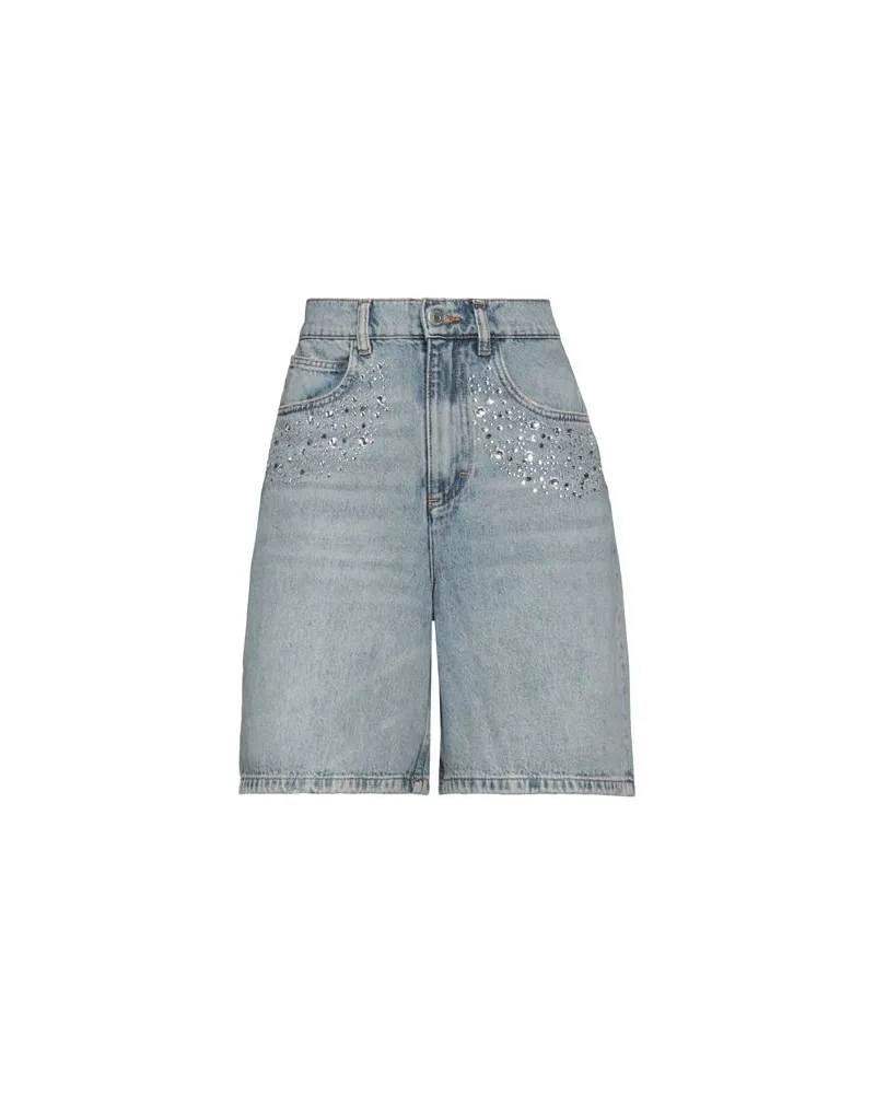 Maje HOSEN & RÖCKE - Jeansshortsauf YOOX.COM Blau