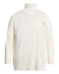 Rochas Rollkragenpullover Elfenbein