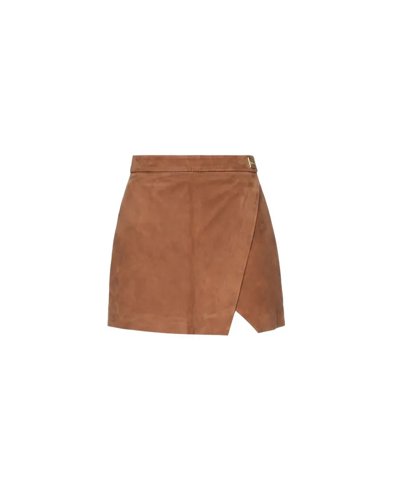 Elisabetta Franchi HOSEN & RÖCKE - Miniröckeauf YOOX.COM Lederfarben