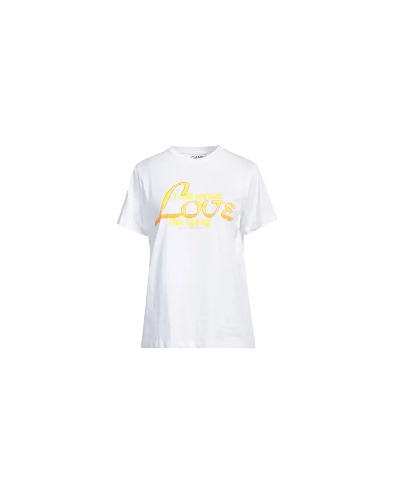 Ganni TOPS - T-shirtsauf YOOX.COM Weiß