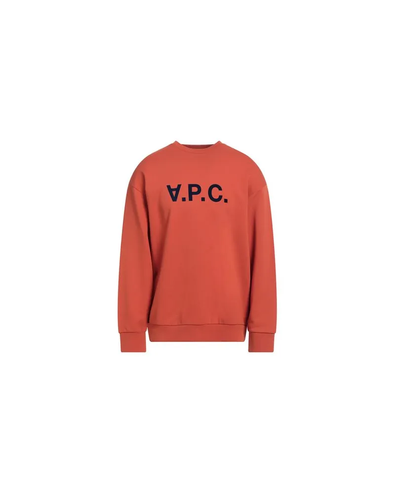 A.P.C. TOPS - Sweatshirtsauf YOOX.COM Rostrot