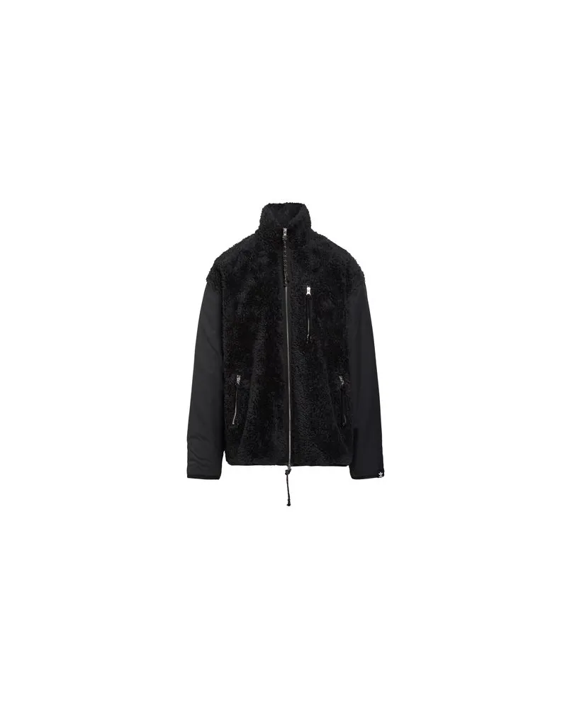 adidas JACKEN & MÄNTEL - Shearling- & Kunstfellauf YOOX.COM Schwarz