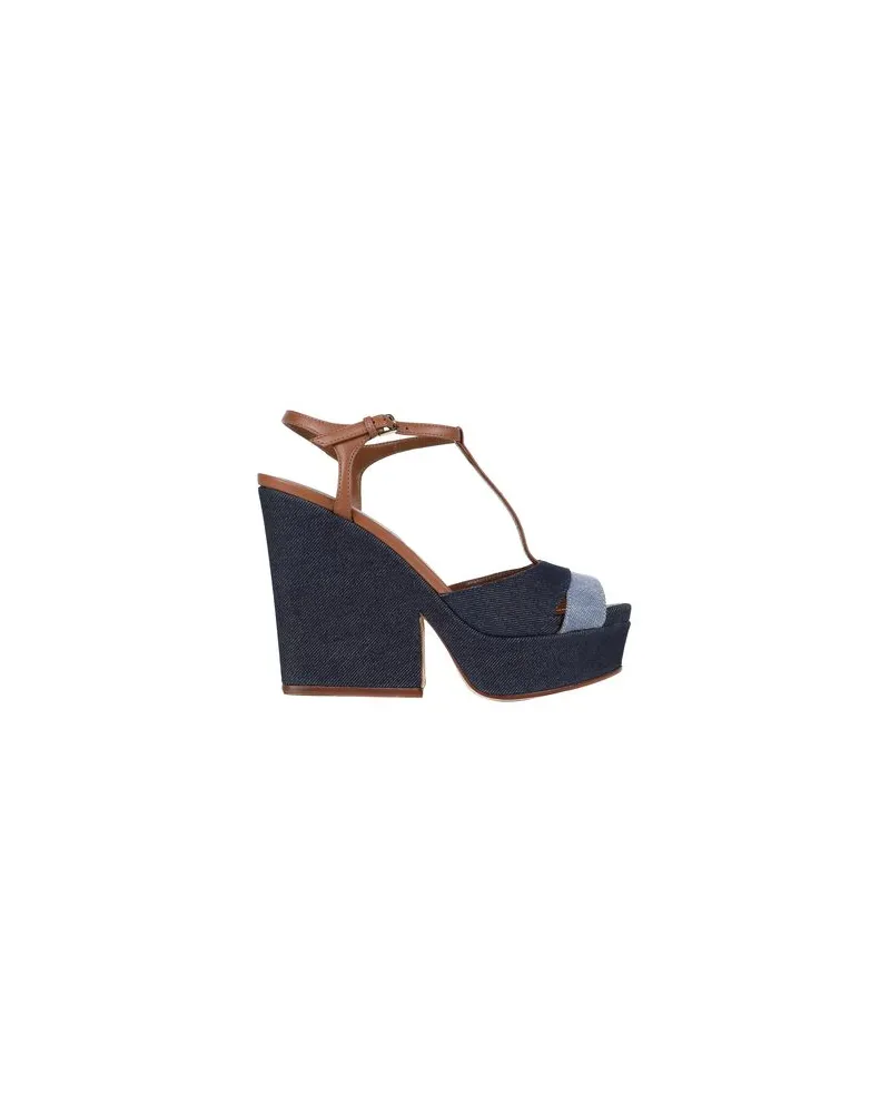 Sergio Rossi SCHUHE - Sandalenauf YOOX.COM Blau
