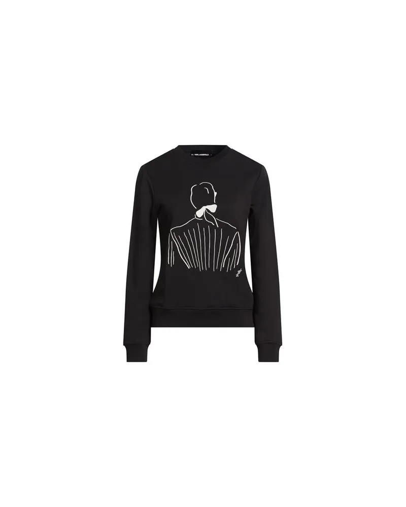 Karl Lagerfeld TOPS - Sweatshirtsauf YOOX.COM Schwarz