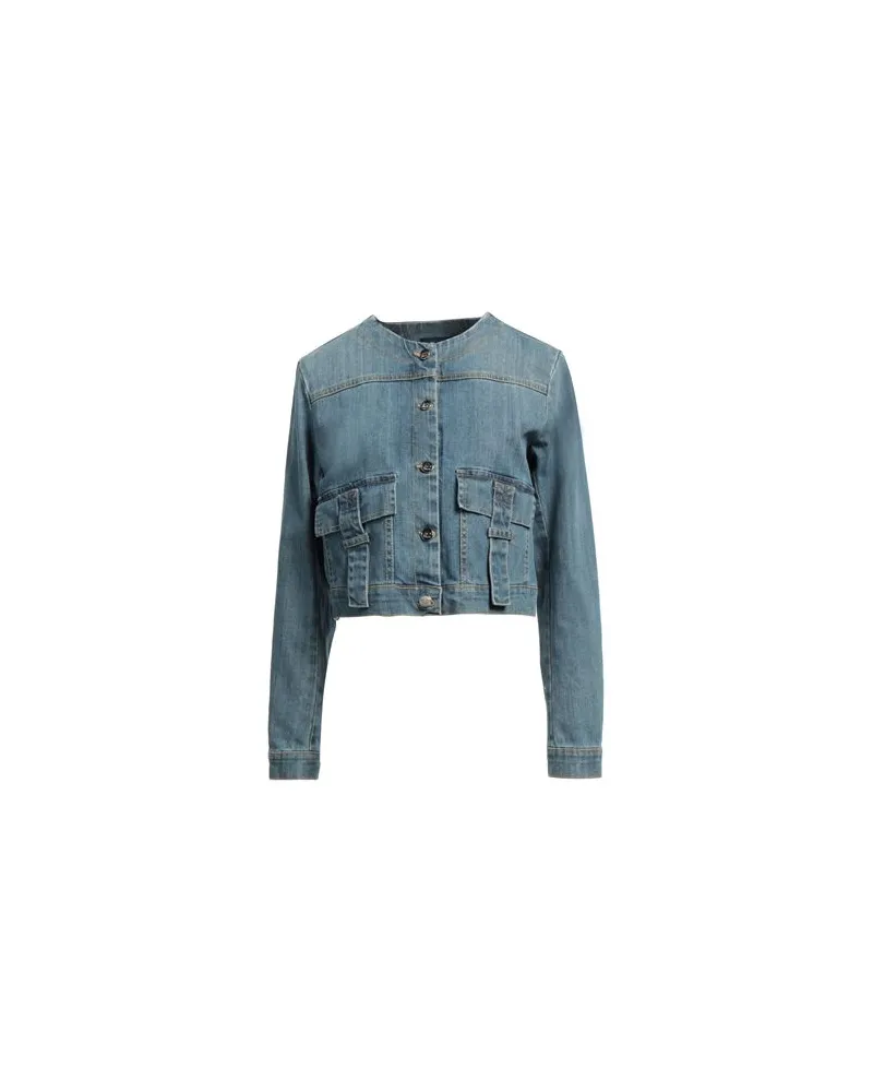 Kaos JACKEN & MÄNTEL - Jeansjacken/Mäntelauf YOOX.COM Blau