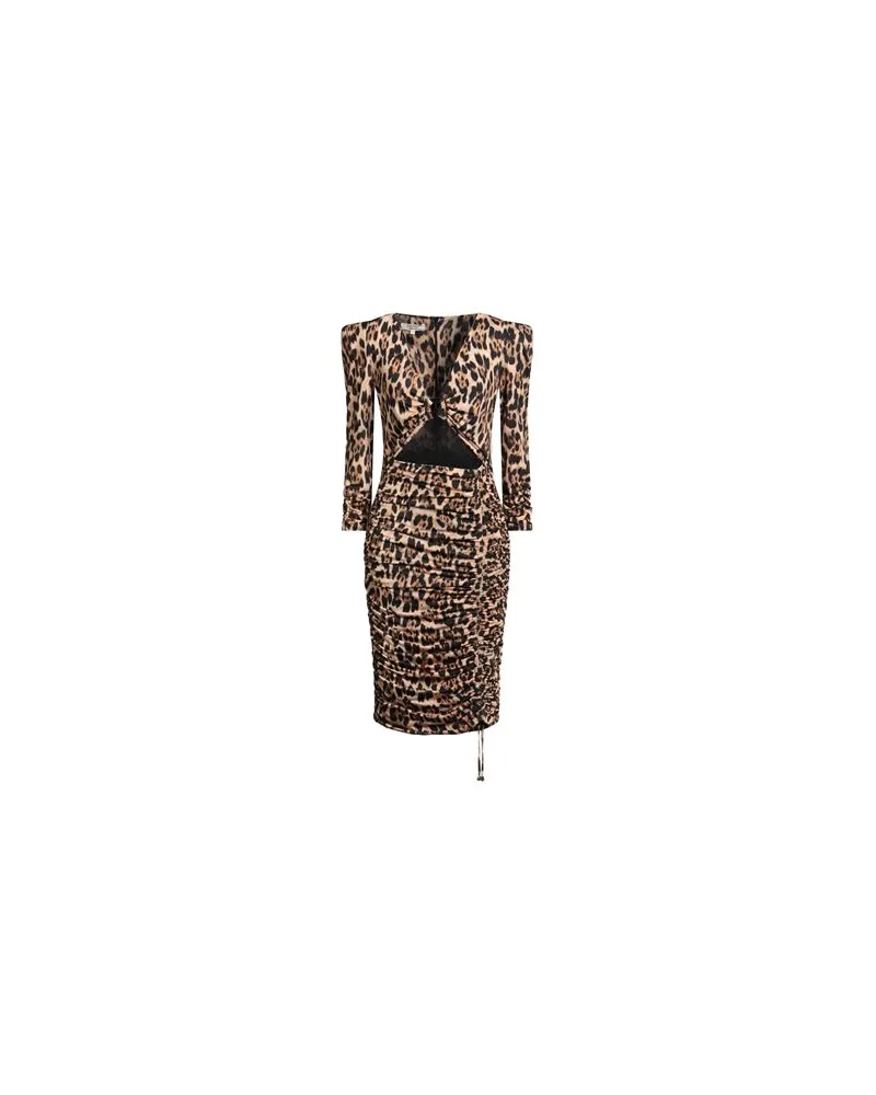 W Les Femmes By Babylon KLEIDER - Midi-Kleiderauf YOOX.COM Beige