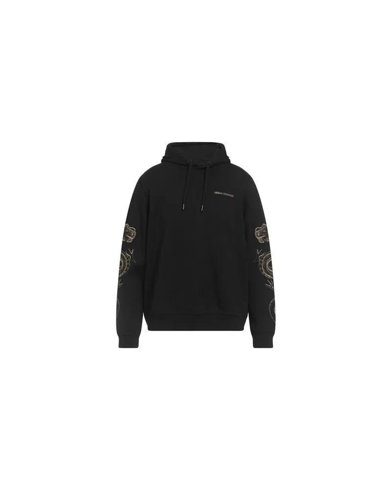 Armani Exchange TOPS - Sweatshirtsauf YOOX.COM Schwarz