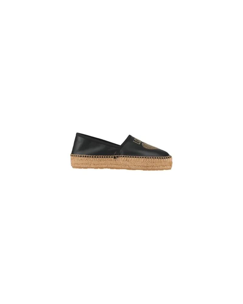 Moschino SCHUHE - Espadrillesauf YOOX.COM Schwarz