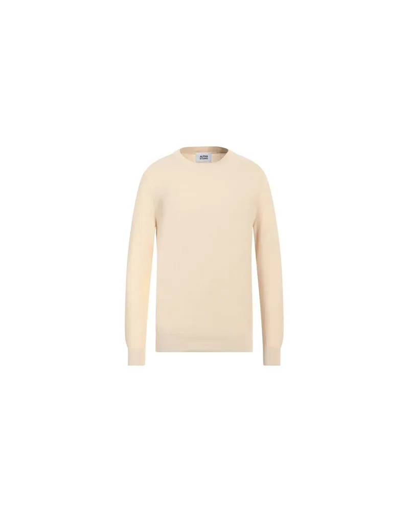 Alpha Studio STRICKWAREN - Pulloverauf YOOX.COM Beige
