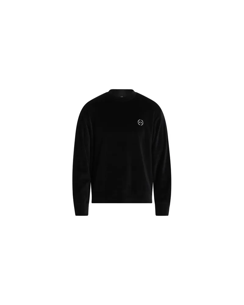 Armani Exchange TOPS - Sweatshirtsauf YOOX.COM Schwarz