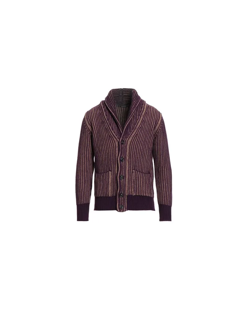 LARDINI STRICKWAREN - Strickjackenauf YOOX.COM Pflaume