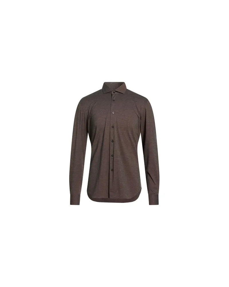 XACUS TOPS - Hemdenauf YOOX.COM Schokobraun