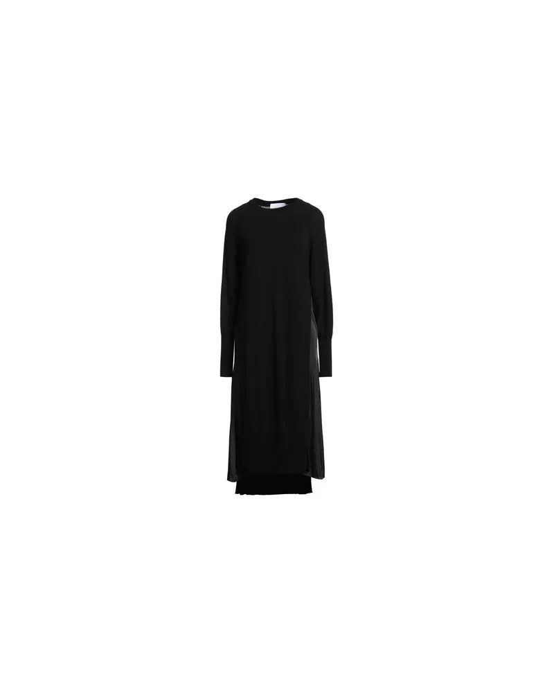 NUDE KLEIDER - Midi-Kleiderauf YOOX.COM Schwarz