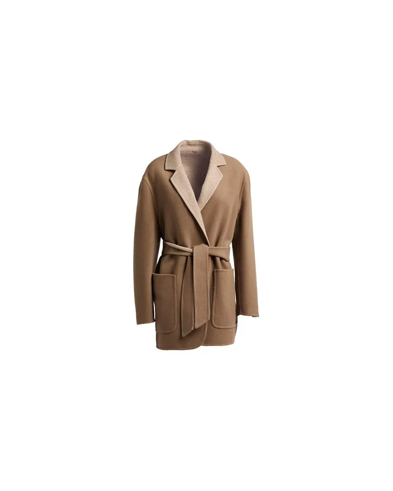 Max Mara JACKEN & MÄNTEL - Mäntelauf YOOX.COM Kamel