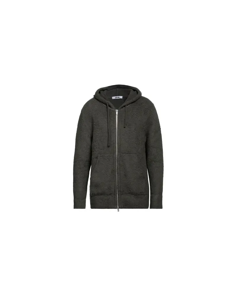 Mauro Grifoni STRICKWAREN - Strickjackenauf YOOX.COM Militärgrün