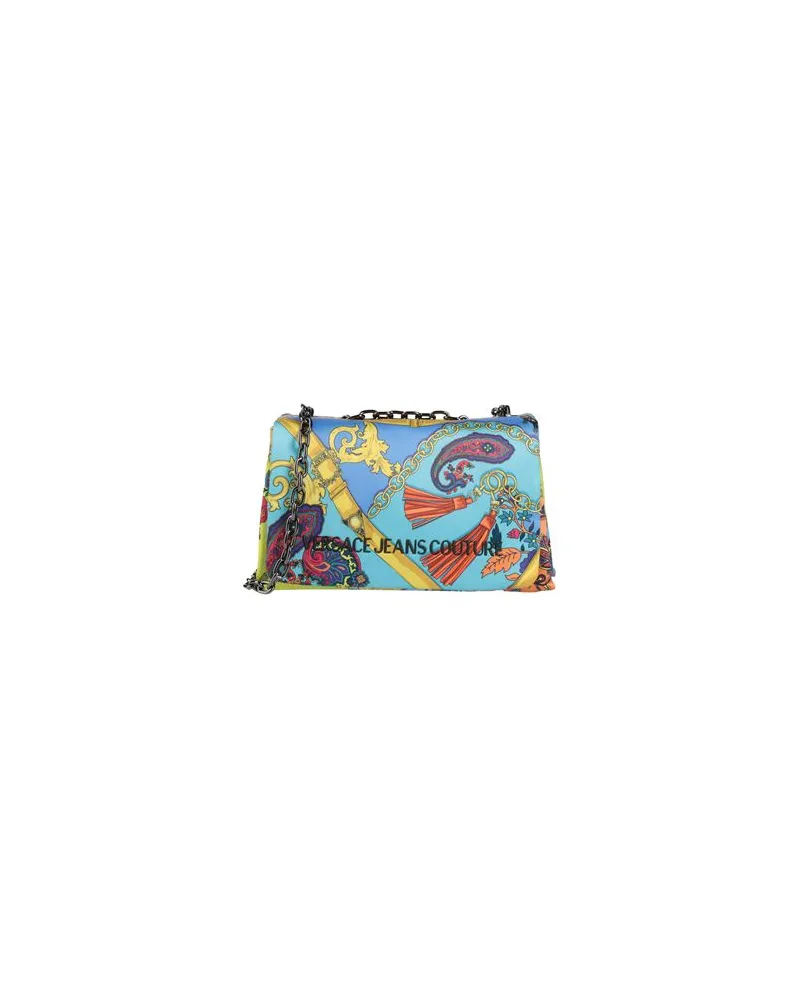 Versace Jeans TASCHEN - Umhängetascheauf YOOX.COM Azurblau