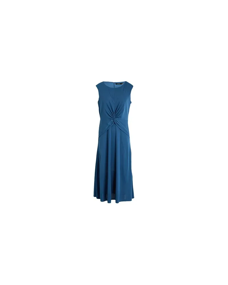 Ralph Lauren TWIST-FRONT JERSEY DRESS  - KLEIDER - Midi-Kleiderauf YOOX.COM Taubenblau