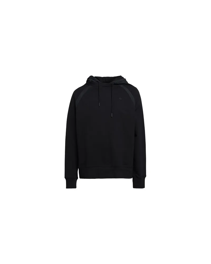 adidas PREMIUM ESSENTIALS CRINKLE NYLON HOODY - TOPS - Sweatshirtsauf YOOX.COM Schwarz