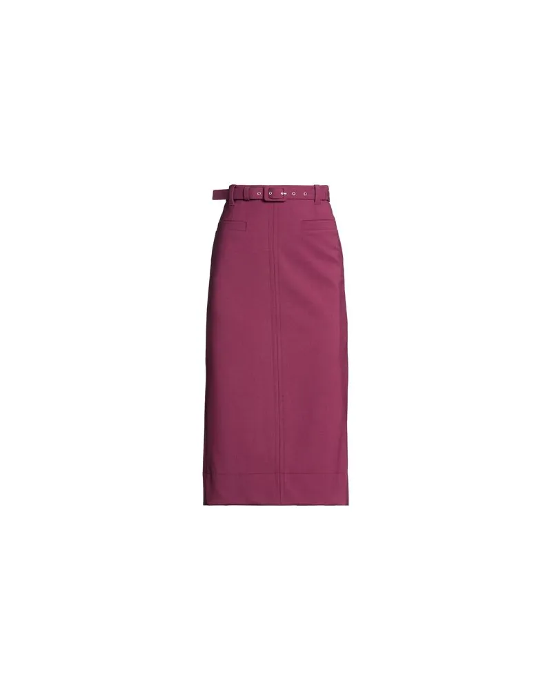 Incotex BY SLOWEAR - HOSEN & RÖCKE - Midi-Röckeauf YOOX.COM Pflaume