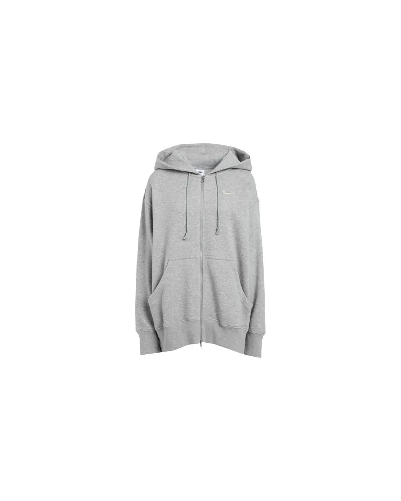 Nike Sportswear Phoenix Fleece Women's Oversized Full-Zip Hoodie - TOPS - Sweatshirtsauf YOOX.COM Grau