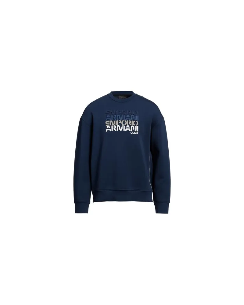 Emporio Armani TOPS - Sweatshirtsauf YOOX.COM Marineblau