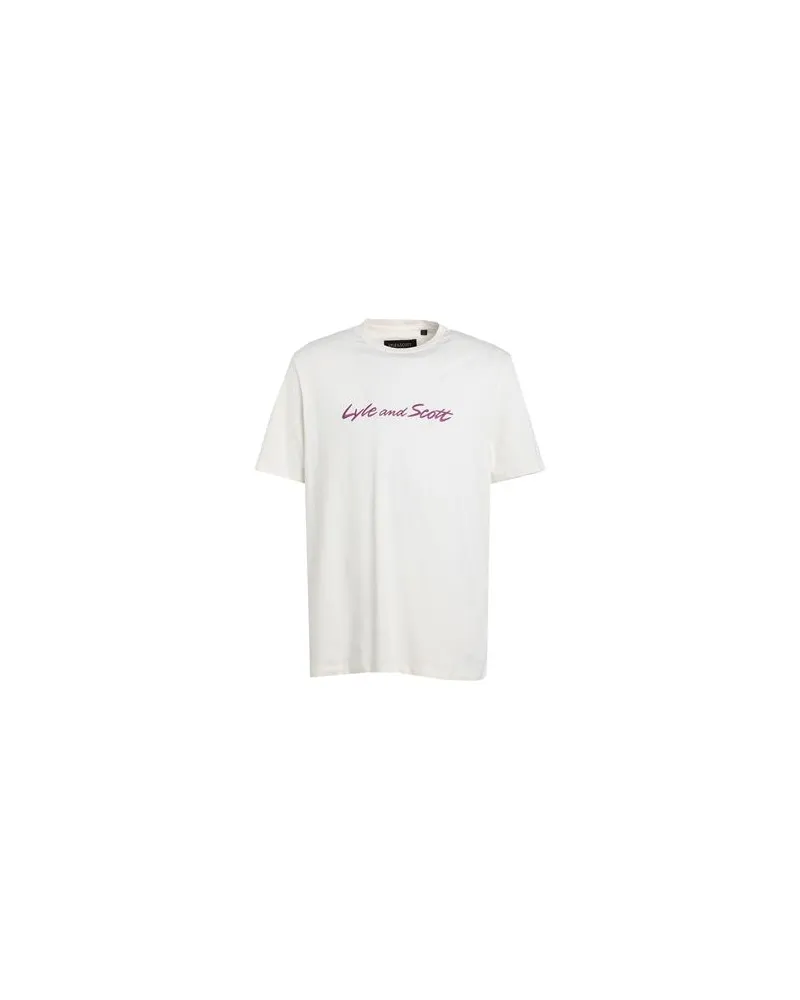 Lyle & Scott TOPS - T-shirtsauf YOOX.COM Elfenbein