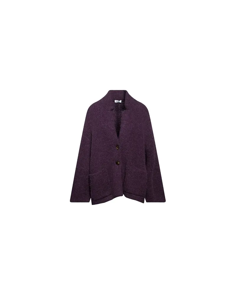 BASE Milano STRICKWAREN - Strickjackenauf YOOX.COM Violett