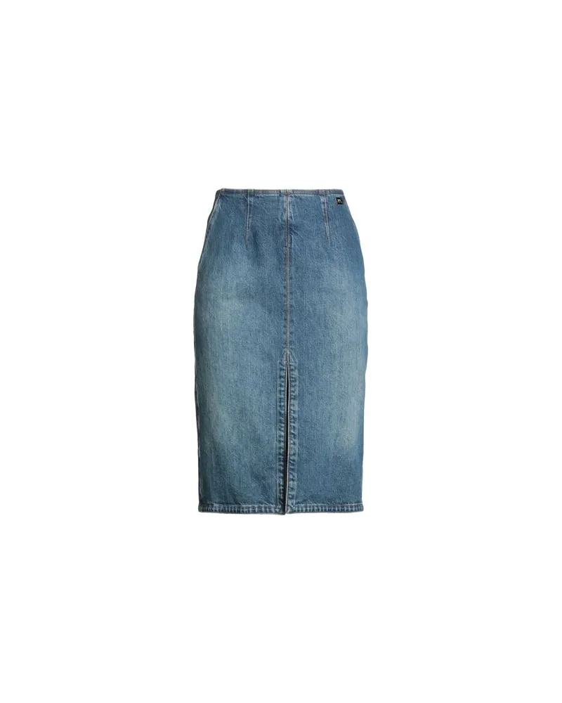 Elisabetta Franchi HOSEN & RÖCKE - Jeansröckeauf YOOX.COM Blau