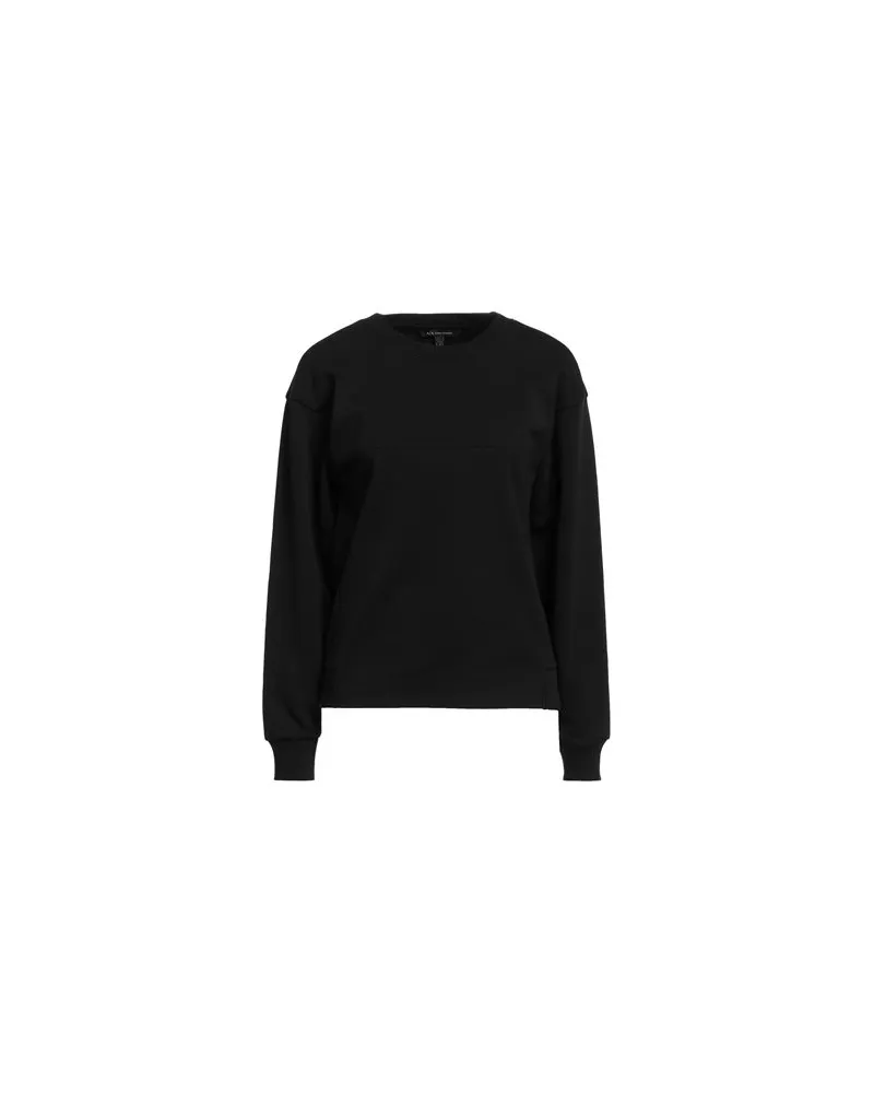 Armani Exchange TOPS - Sweatshirtsauf YOOX.COM Schwarz