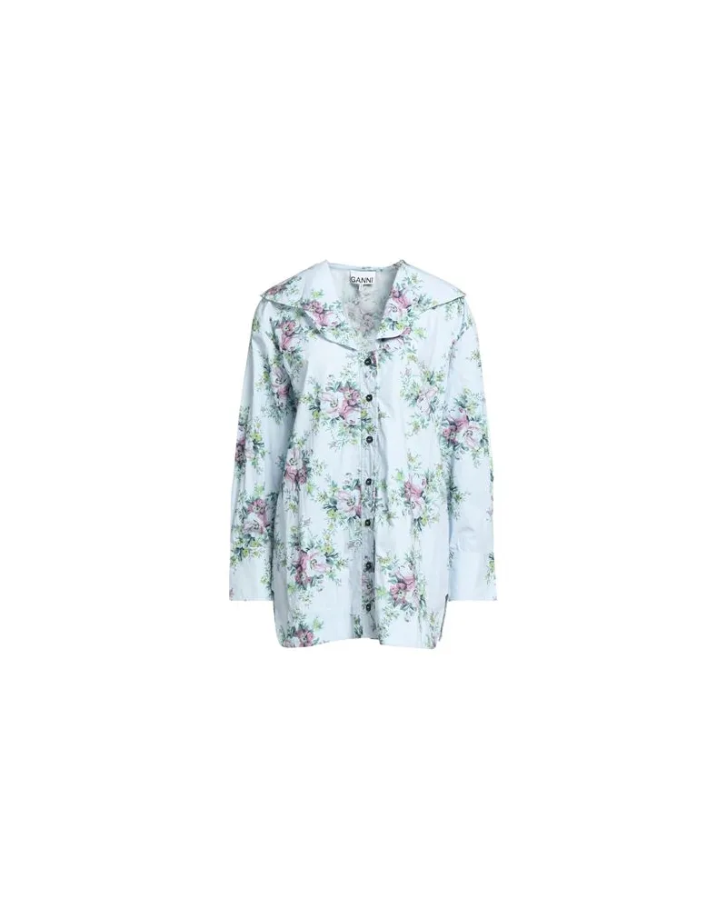 Ganni TOPS - Hemdenauf YOOX.COM Himmelblau