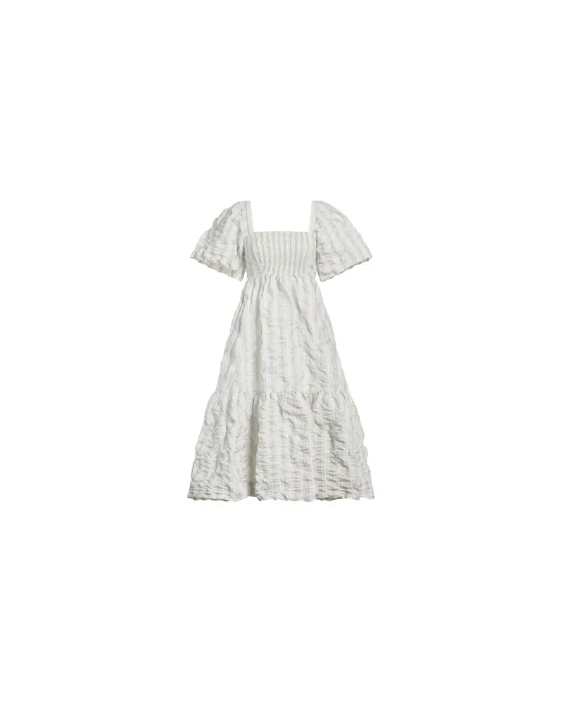 Ganni KLEIDER - Midi-Kleiderauf YOOX.COM Säuregrün