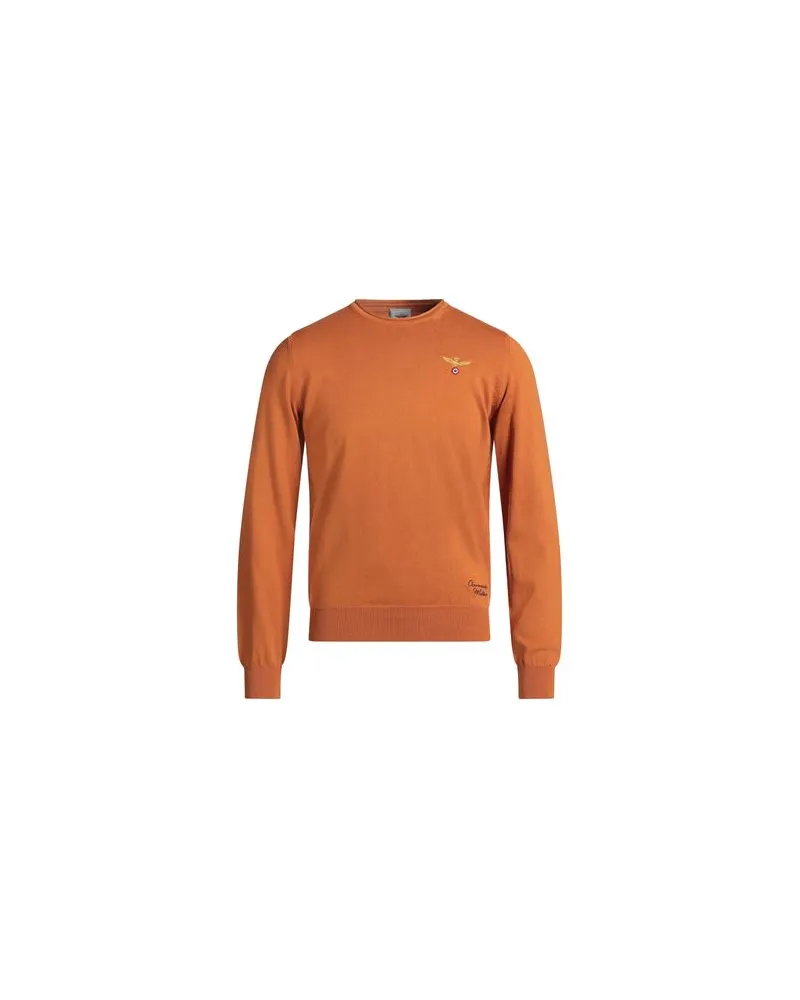 Aeronautica Militare STRICKWAREN - Pulloverauf YOOX.COM Orange