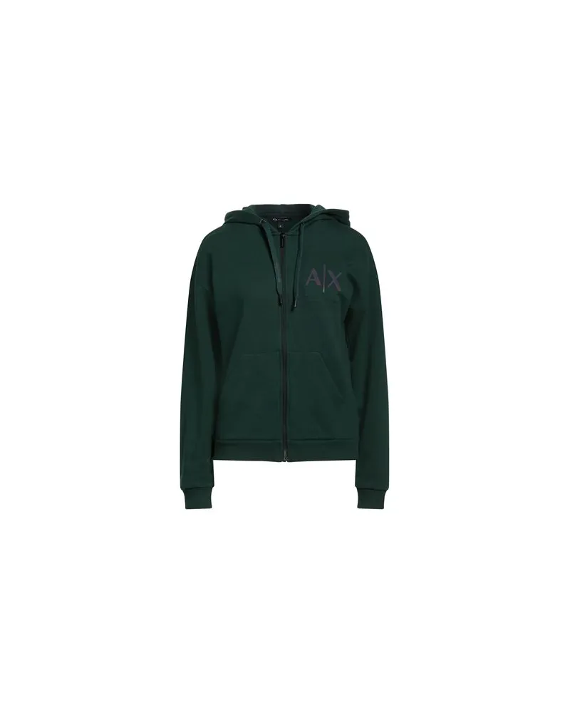 Armani Exchange TOPS - Sweatshirtsauf YOOX.COM Dunkelgrün
