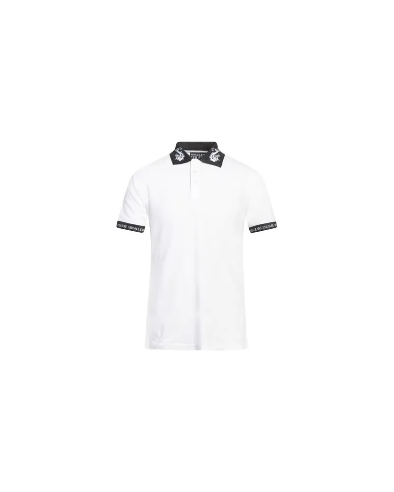 Versace Jeans TOPS - Poloshirtsauf YOOX.COM Weiß