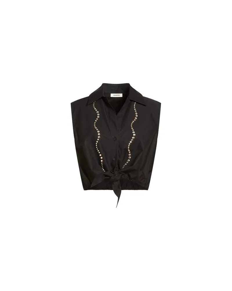 Sandro TOPS - Hemdenauf YOOX.COM Schwarz