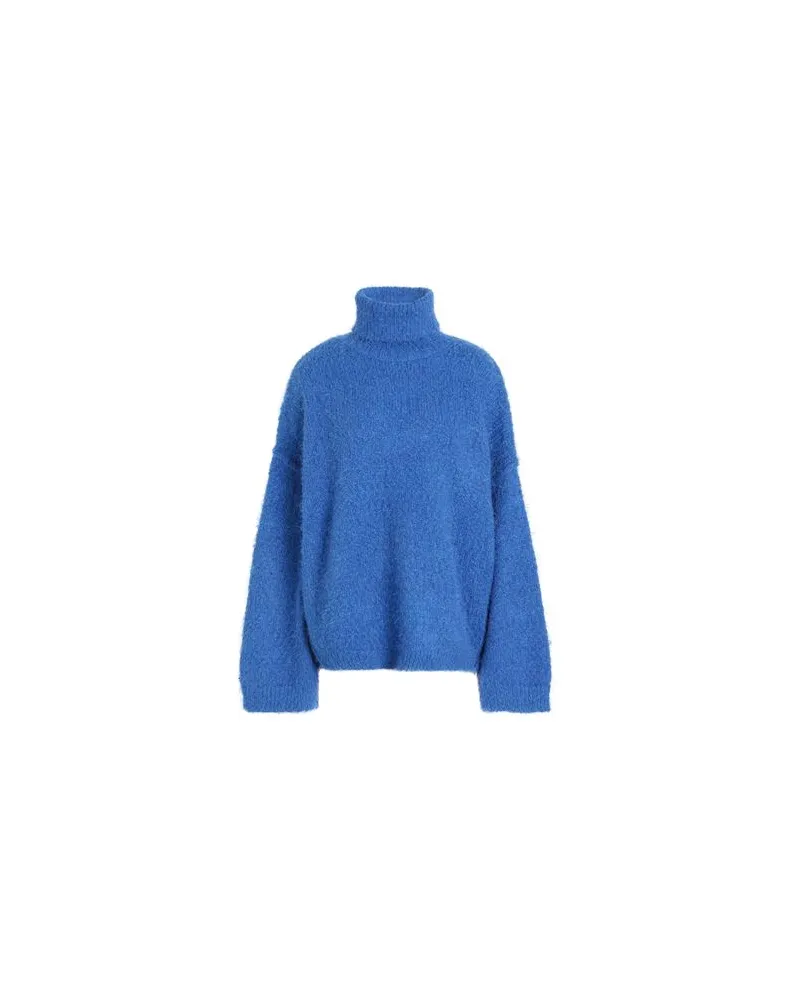 Topshop STRICKWAREN - Rollkragenpulloverauf YOOX.COM Blau
