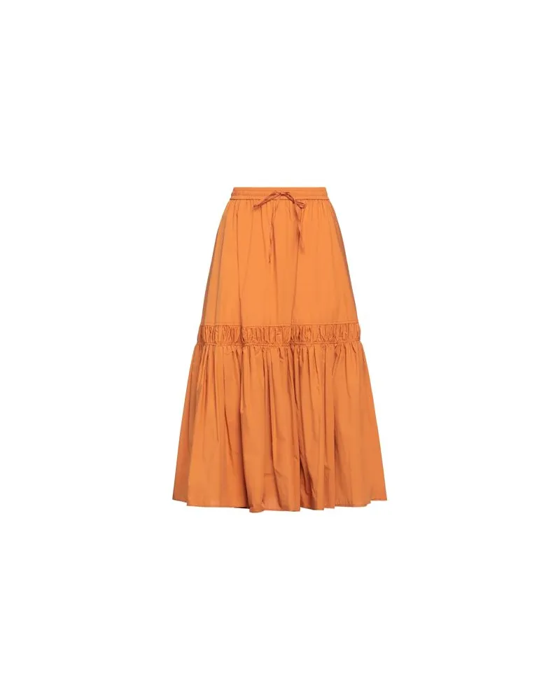 MEIMEIJ HOSEN & RÖCKE - Midi-Röckeauf YOOX.COM Orange