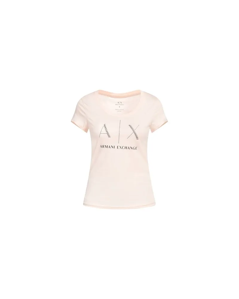Armani Exchange TOPS - T-shirtsauf YOOX.COM Hellrosa