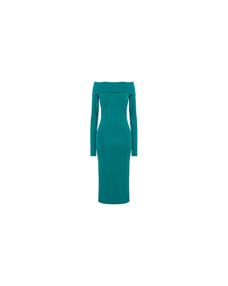 ANDAMANE KLEIDER - Midi-Kleiderauf YOOX.COM Aquamarin